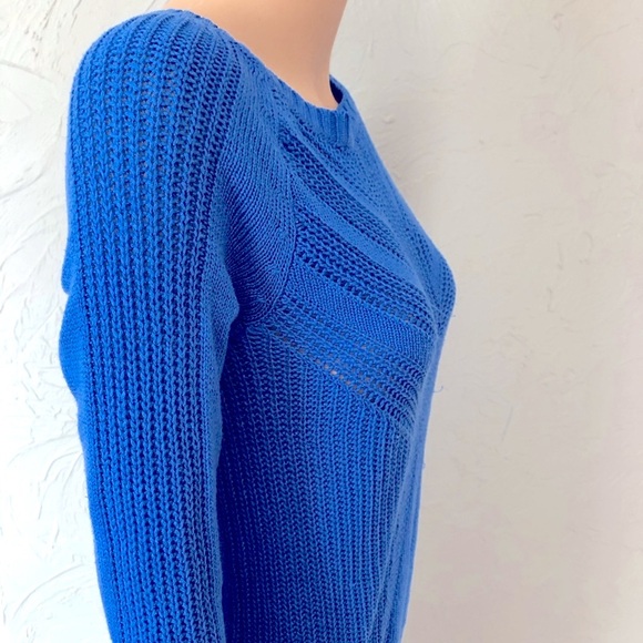 Pink Rose Blue Sweater - Picture 6 of 8